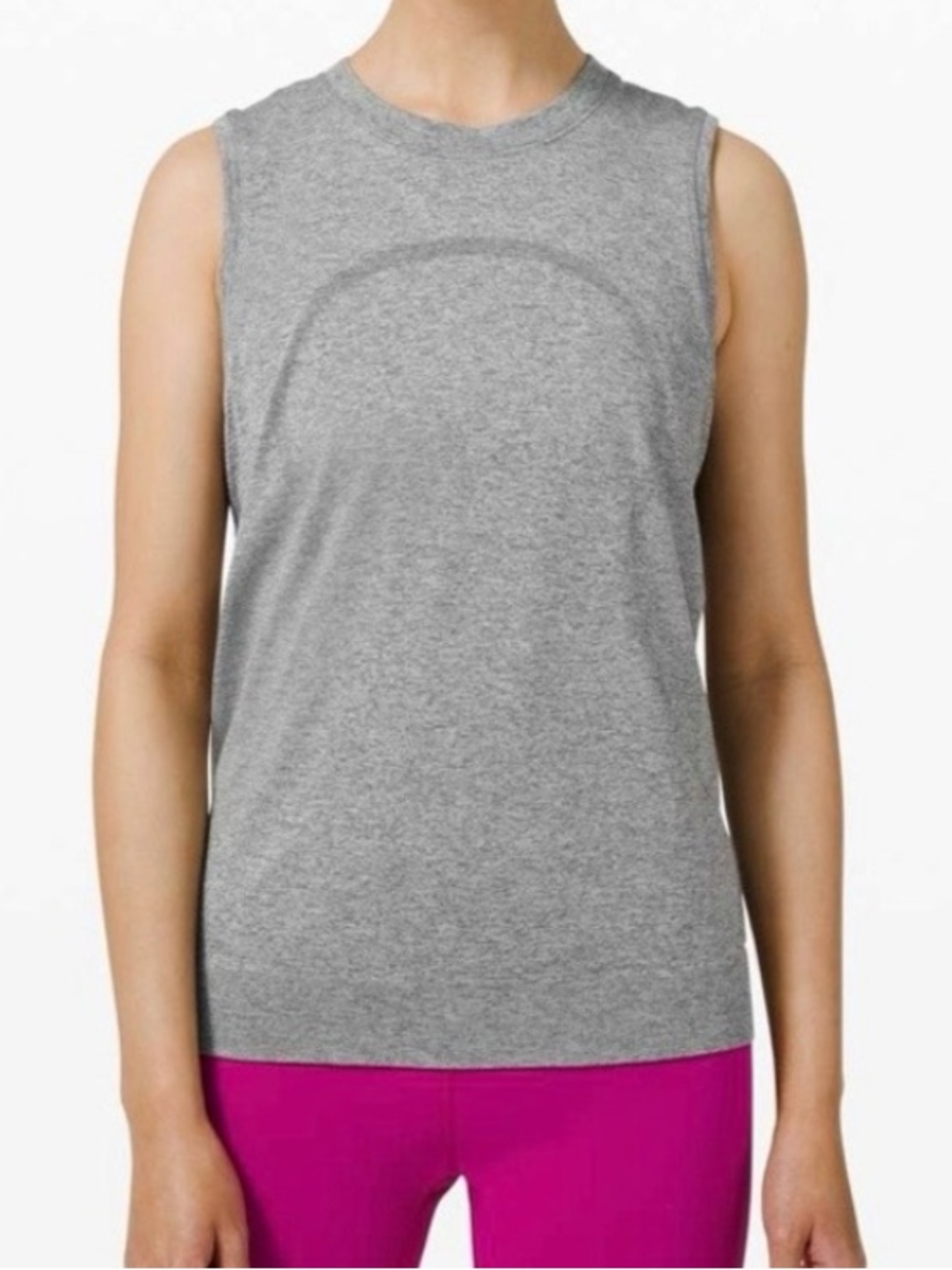 Lululemon Swiftly Breathe Relaxed-Fit Muscle Tank Top Grey 10